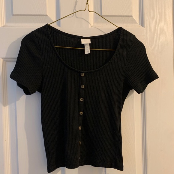 H&M cute tank top🤍🖤 - Picture 1 of 2